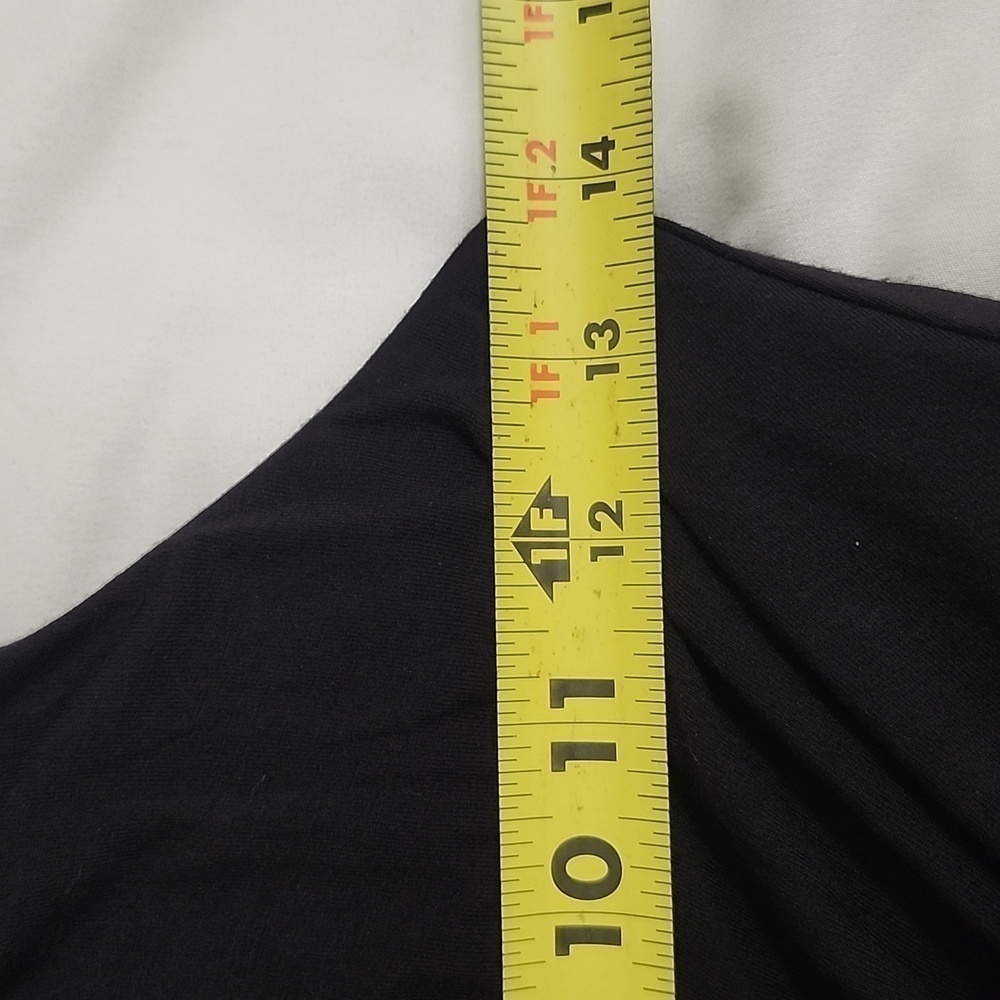 Bailey 44 NWOT XS Grumeti River Maxi Dress High Low Black White Graphic Ruched - Picture 12 of 15